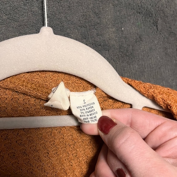 Sky & Sparrow Tie Front Knit Sweater - Picture 4 of 5